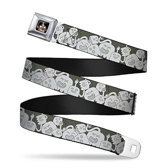 Buckle Down Kids High Five Ghost Stacked Seatbelt Belt NWT - Picture 9 of 9